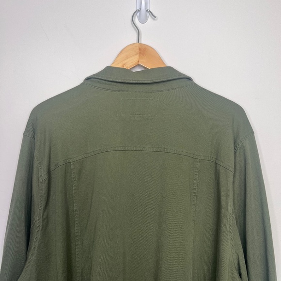 Torrid Utility Jacket, Olive Green Zip up - Picture 9 of 16